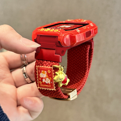 适用小天才电话手表表带Z10/Z9可爱挂脖Z11新款Z8Z7S保护套3139B