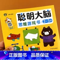 [正版]2-3岁聪明大脑思维游戏书2-3岁幼儿趣味数学观察力迷宫连连看空间推理图画书儿童智力开发左右脑找不同专注力启蒙