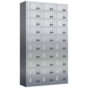 攸形不锈钢餐盘柜30门1025*400*1800mm台