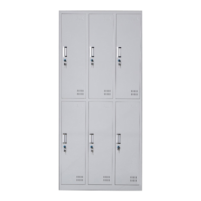 缑氏收纳柜财务档案柜资料柜加厚文件柜办公室带锁铁皮柜六门更衣柜