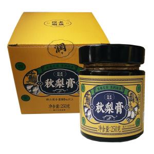 老城隍庙秋梨膏糖砀山梨含量95%以上瓶装盒装250g