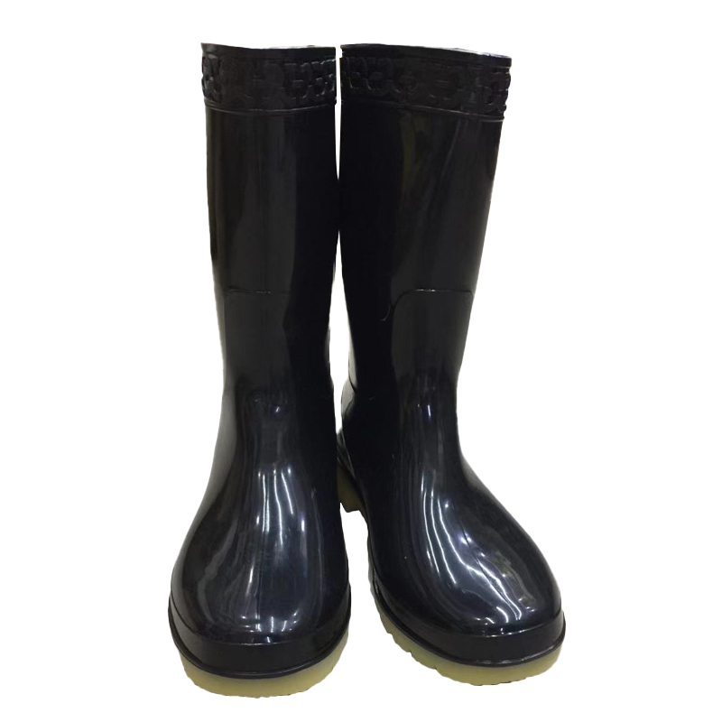 天天平安 高筒靴 雨鞋 牛筋底雨靴 耐油靴 36-46码/ 双