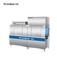 烹巅(Poondear) 通道式洗碗机 一主洗一漂洗一烘干 FT-200D