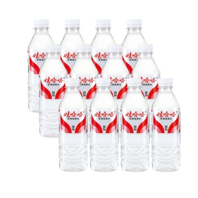 娃哈哈纯净水350ml*12瓶便携装饮用水非矿泉水特价