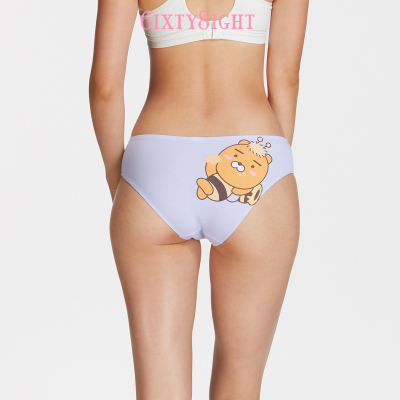 6IXTY8IGHT68夏季新款KAKAO联名低腰棉质档无痕内裤女PT10741