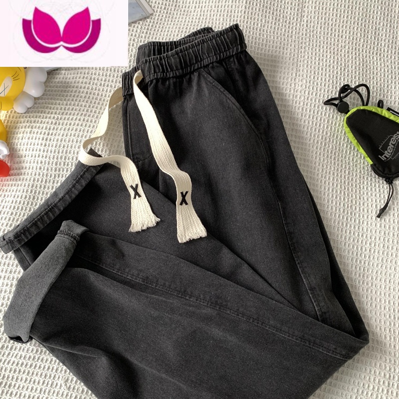 七斓牛仔裤男士直筒宽松vibe风裤子男春季oversize潮牌高街复古阔腿裤