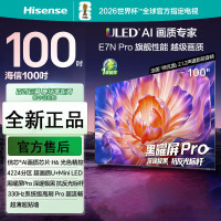 海信电视E7N Pro 100英寸信芯芯片H6 U+Mini LED黑曜屏Pro 330Hz高刷DeepSeekAI