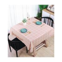 家柏饰(CORATED)pvc桌布防水防油免洗 正方形餐桌布布艺家用北欧风格桌子方桌台布