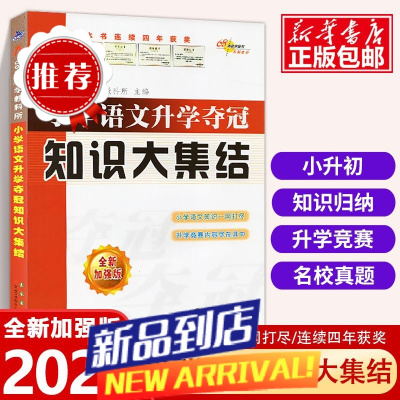 小升初知识大集结小学语文升学夺冠基础重点知识大全通用版小学生一二三四五六年级毕业升学系统总复习资料集 小升初知识大集结小