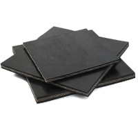 铁工邦 夹布橡胶板超耐磨耐压橡胶垫 1米宽10mm厚5层布 米