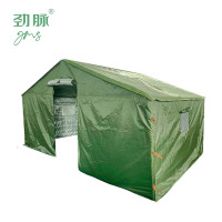劲脉 露营/旅游/登山帐篷 户外救灾帐篷 地梁款-3*4 顶