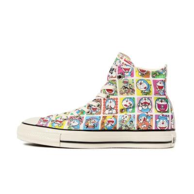 匡威(CONVERSE)潮流动漫联名帆布板鞋白蓝撞色哆啦A梦限定款多啦A