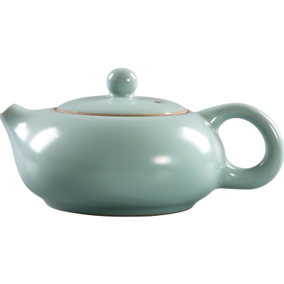 美帮汇天青汝窑茶壶陶瓷茶具套装家用汝瓷可养开片西施壶茶道配件小单壶