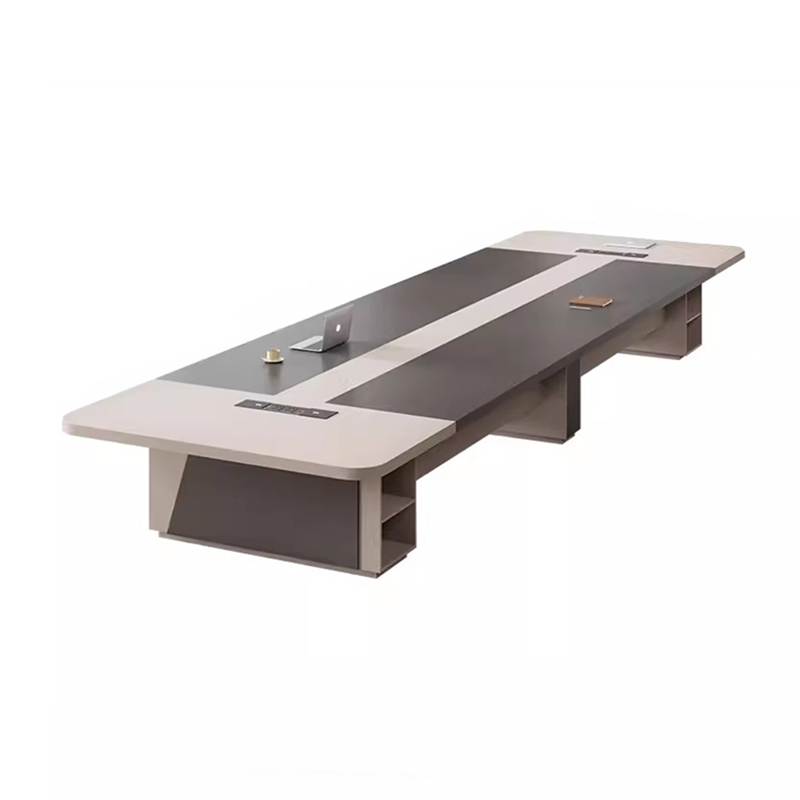 迅迈 5000*1500*750mm[升级加厚]大型会议桌长桌 简约现代洽谈桌 会议室办公家具员工培训桌