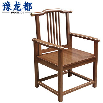 豫龙都实木椅 加厚把