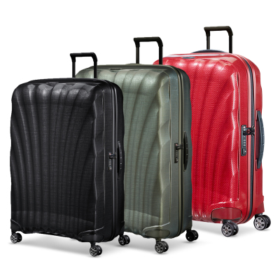 Samsonite新秀丽拉杆箱万向轮C-LITE系列CS2飞机轮旅行箱PP材质行李箱20寸25寸男女通用行李箱