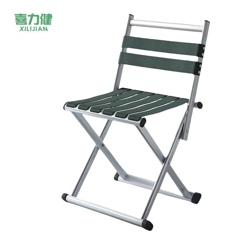 喜力健 折叠凳 加厚大号款-银绿色 个