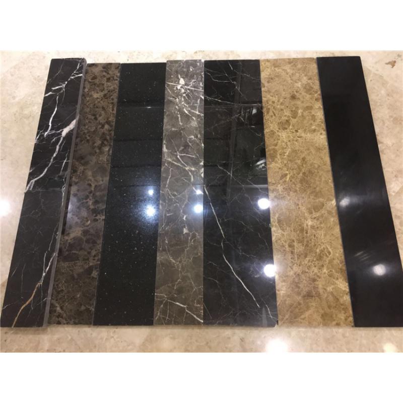 ciaa槛石过石挡水条踢脚线人造石淋浴石板底座 黑金沙1000*200mm内