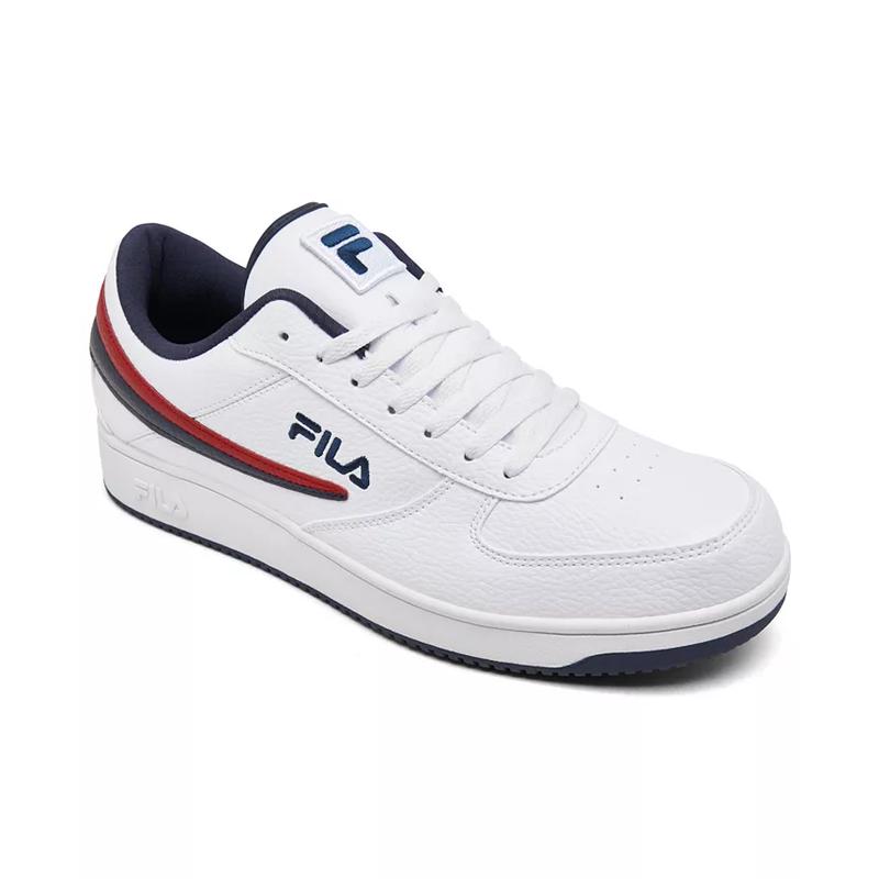 斐乐(FILA)男款低帮休闲运动鞋经典百搭 Lace-up透气减震跑步鞋