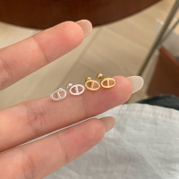 S925纯银猪鼻子螺丝耳钉女款简约时尚养耳洞耳环韩系日常耳饰送女朋友老婆情人节七夕生日礼物