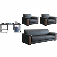 悦兴诚会客沙发192*78*81cm(1+1+3+功夫茶几)套