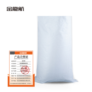 金龙航白色覆膜编织袋70*115cm-70g条