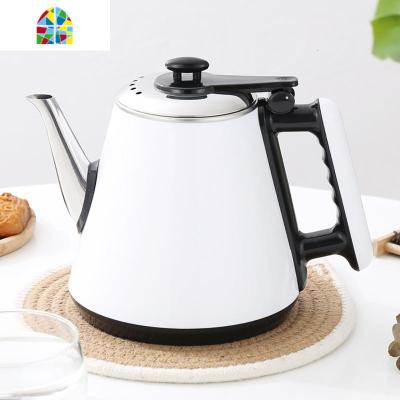 升级版茶吧机茶具电热茶炉配套防烫手包胶烧水壶双层保护单个配件 FENGHOU 白色包胶壶304小五环