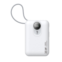 W&P[3C认证可上飞机]PB106 轻旅宝系列充电宝 移动电源 35W/10000毫安/白色