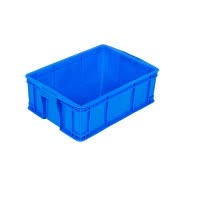瑾如云海 塑胶箱 零件盒周转箱蓝色 420*310*150mm 个