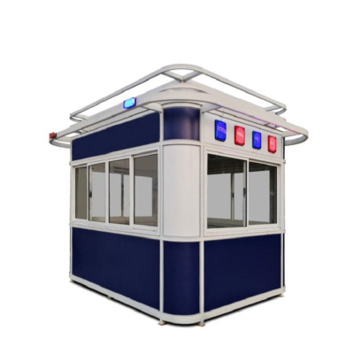 心业钢结构岗亭保安亭XY-BAT01岗亭 此产品单件不出售批量请联系客服