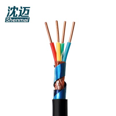 沈迈 铜芯铠装电缆 ZR-KVVP22-450/750V-4*1.5平方 /米