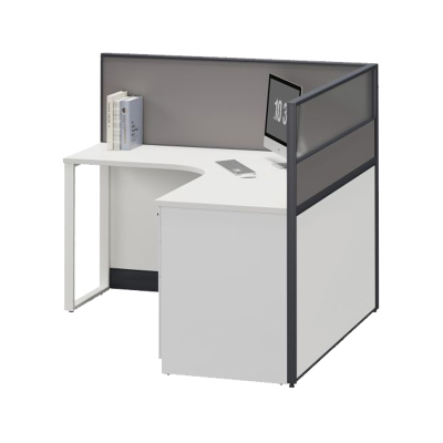 臻远ZYGW-116屏风工作卡位职员桌办公桌 L型单人位