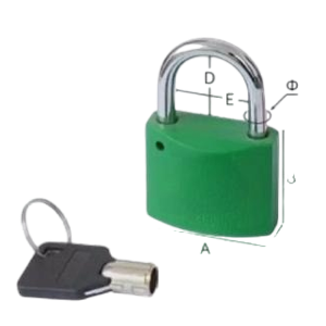 明壹行 MYX-GS01 塑钢通开梅花锁 (计价单位:个) 绿色