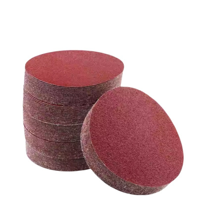 铁洋 背绒砂纸片 植绒砂纸片 2寸50mm150目红砂 片