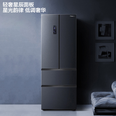 海信法式多门四开门变频家用电冰箱风冷无霜智能丝墨青