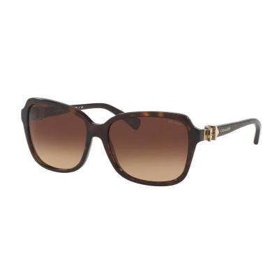 蔻驰眼镜女款 经典飞行员式 运动时尚气质太阳镜 女士墨镜hc8179 l1