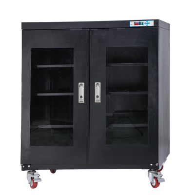 臻远ZY-FCG05工业防潮柜电子防潮箱低湿度存储柜元器件芯片干燥柜 FCM(20-60%RH)435L黑色款