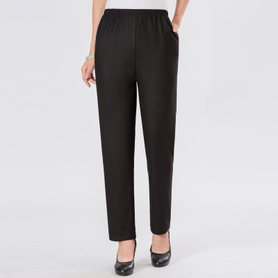 妈妈装夏季百搭裤子阔腿裤休闲长裤奶奶裤搭配上衣推荐