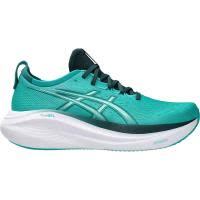 亚瑟士(ASICS)亚瑟士男士跑鞋缓震透气运动跑步鞋wave teal