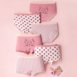 女童内裤棉平角儿童四角平裤小女孩三角裤小童短裤女中大童