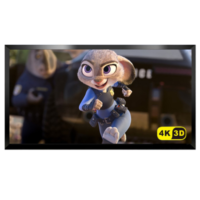 经科JK画框投影幕布投影机小边框H3-FL/W2背投软幕100寸16:10