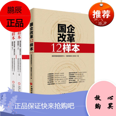 全2册-国企改革12样本改革样本国企改革双百行动案例集上、下国企改革12国企改革新思路国企改革顶