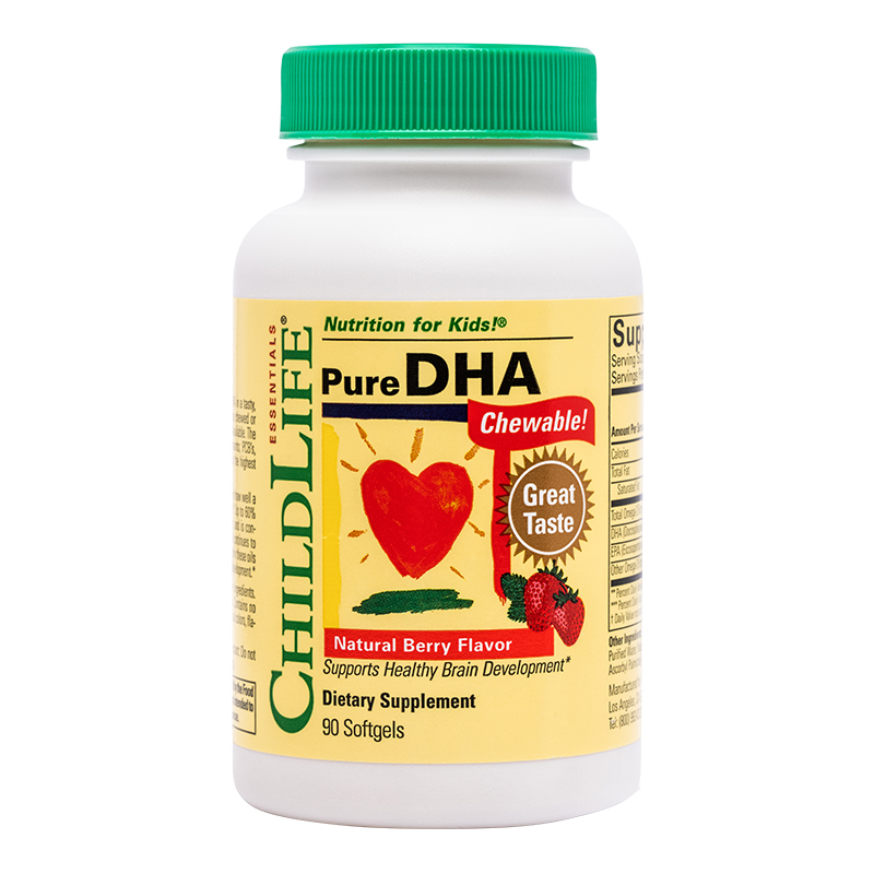 童年时光ChildLife 小金珠DHA 90粒/瓶营养守护成长安心