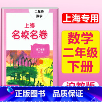 2年级下册 数学 大字版 小学通用 [正版]2024上海名校名卷二年级一二三四五年级六七八九上下册语文数学英语电子版听力