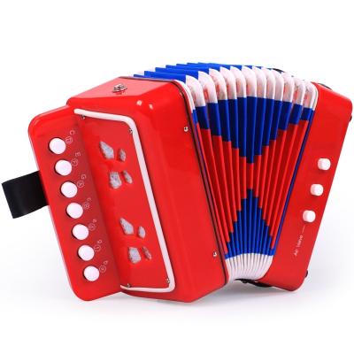 儿童手风琴乐器玩具女孩男宝宝儿童早教益智启蒙3-4-5-6-7-8周岁手风琴黑色