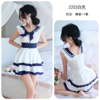 长夜漫漫情趣内衣性感jk学生装火辣床上激情透视制服诱惑套装2203