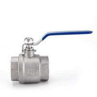 允诚 两片式不锈钢球阀 Q11F-16P DN20 个