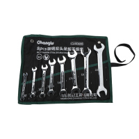 长鹿 碳钢镜面双头呆扳手组套 8pcs