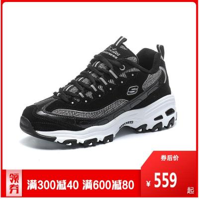 skechers斯凯奇女鞋新款D‘lites熊猫鞋运动休闲鞋66666036