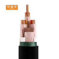 优普光钢带铠装铜芯阻燃低压电缆YJV22-0.6/1KV-3*35+2*16mm² /米